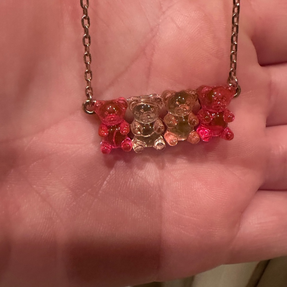 Betsey Johnson gummy bears necklace set